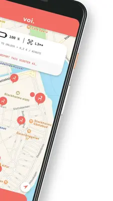 VOI Scooters android App screenshot 1